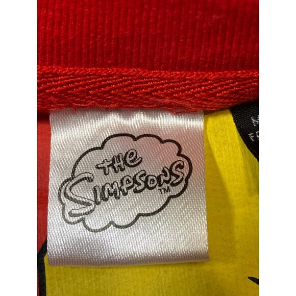 The Simpsons Ugly Sweater Christmas Holiday Red Bart Simpson Mens XL - Picture 6 of 11